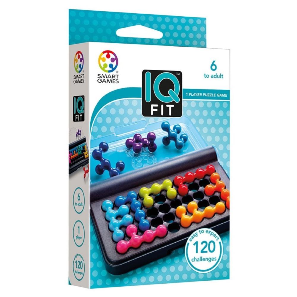Smart Games, Pockets Puzzle 3D, 6 To Adult, 120 Sfide, IQ Fit