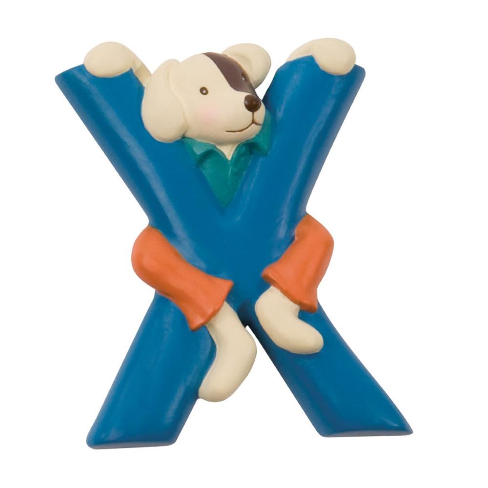 Moulin Roty Lettera in Resina X Blu