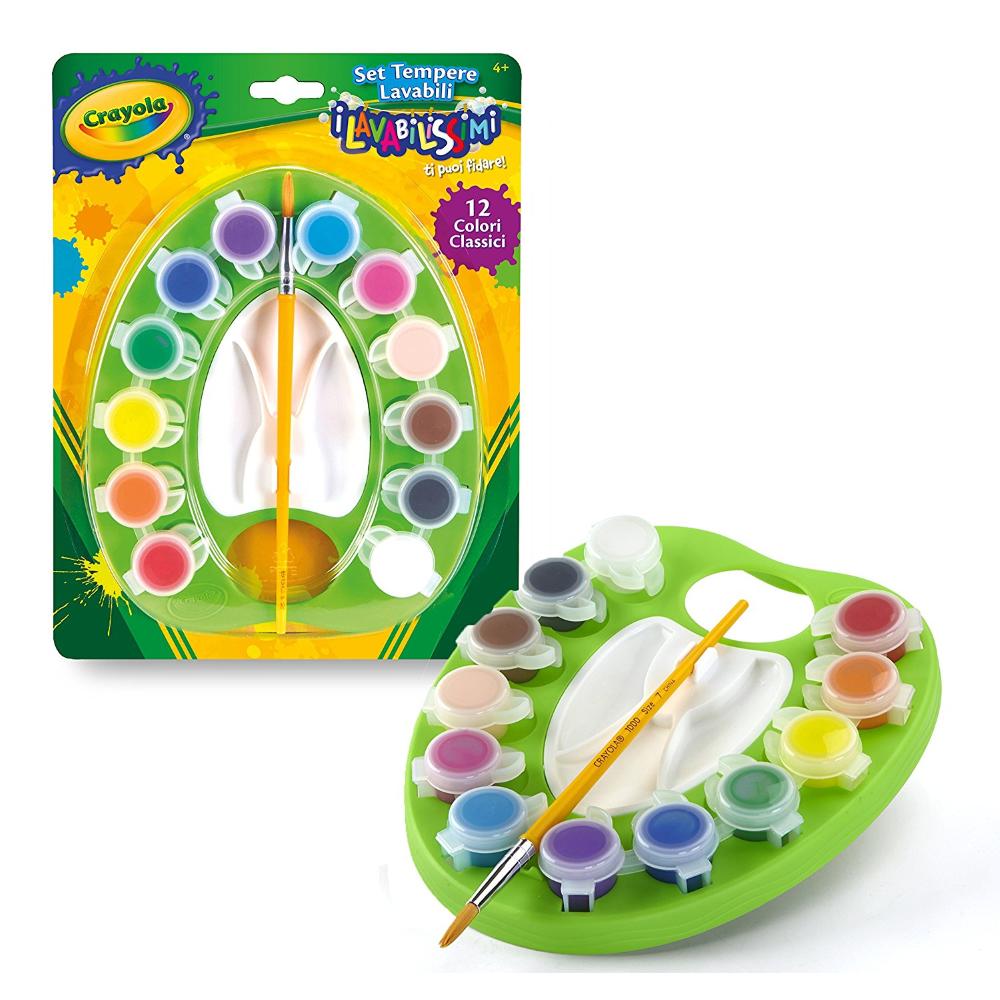 Crayola Set 12 Tempere Ultra Lavabili