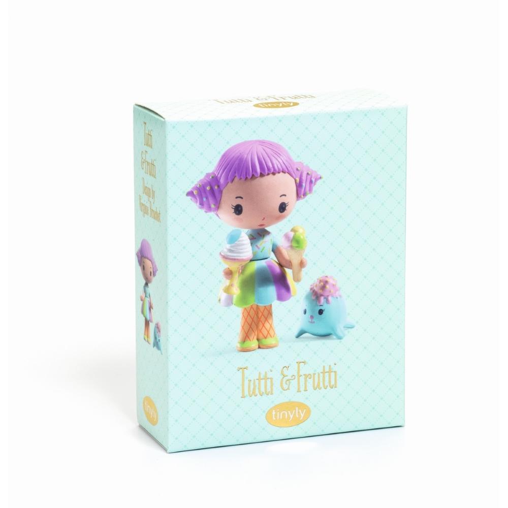 Djeco Personaggio 7,5 Cm Con Accessorio, Tutti e Frutti