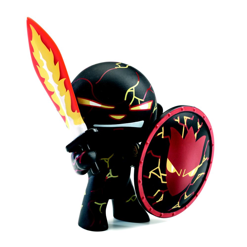 Djeco Personaggio 7,5 Cm Con Accessorio, Arty Toys Knight, Volcano