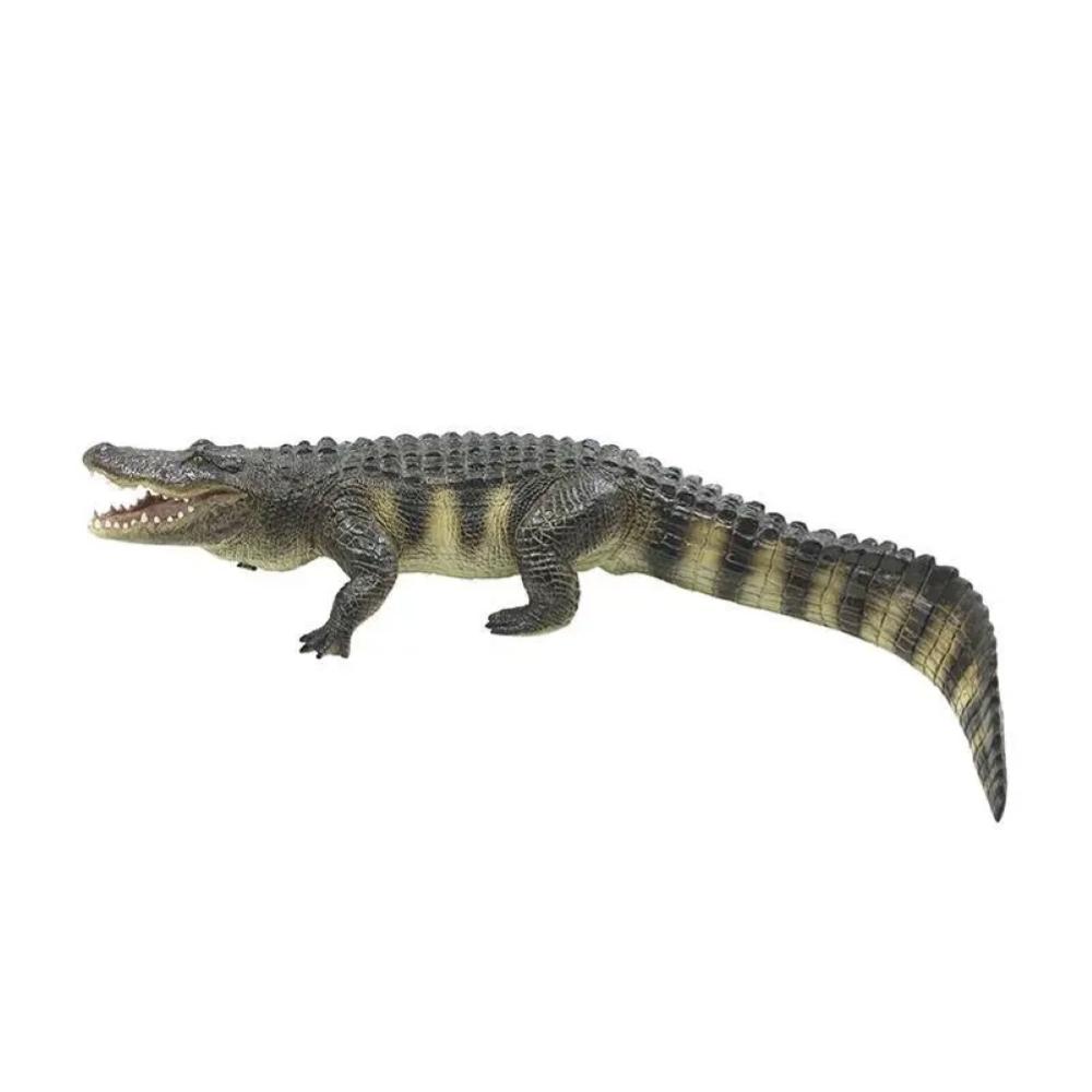 Recur Serie Selvaggia, Animale In Morbido PVC Dipinto a Mano, Alligatore Americano