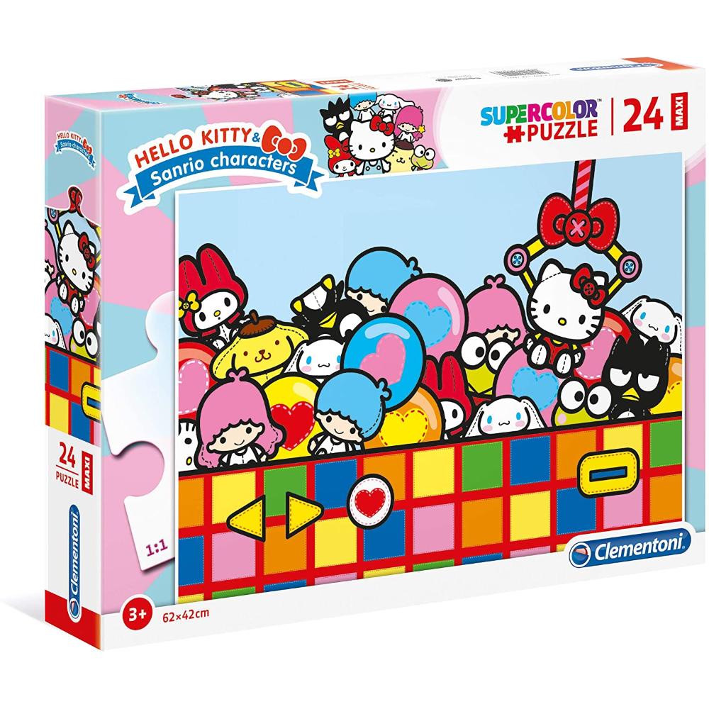 Clementoni Maxi Puzzle 24 Pezzi Hello Kitty e Sanrio Characters