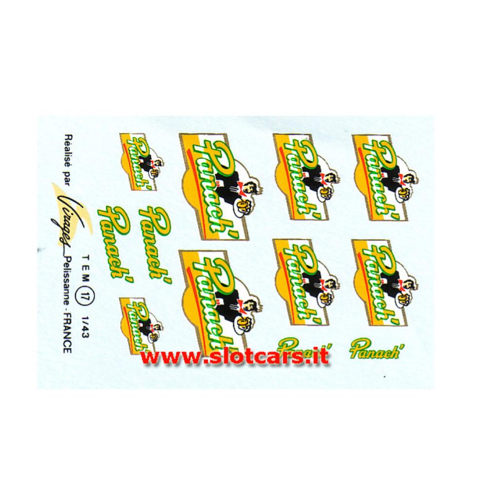 Virages, Decalcomanie ad acqua 1/43 Panach -VIR0017-