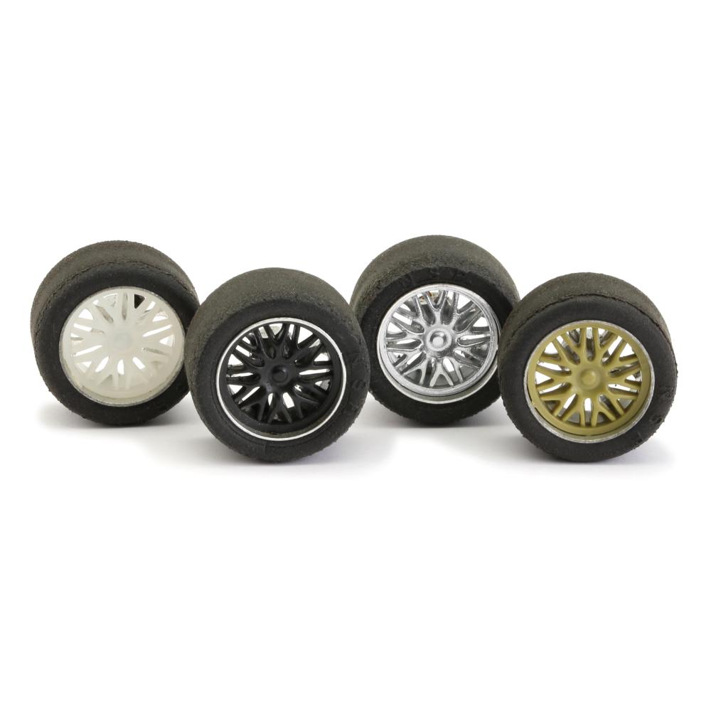 NSR Racing, Inserti in plastica BBS Gold, Per Cerchio NSR 16mm, Gold -NSR5427-