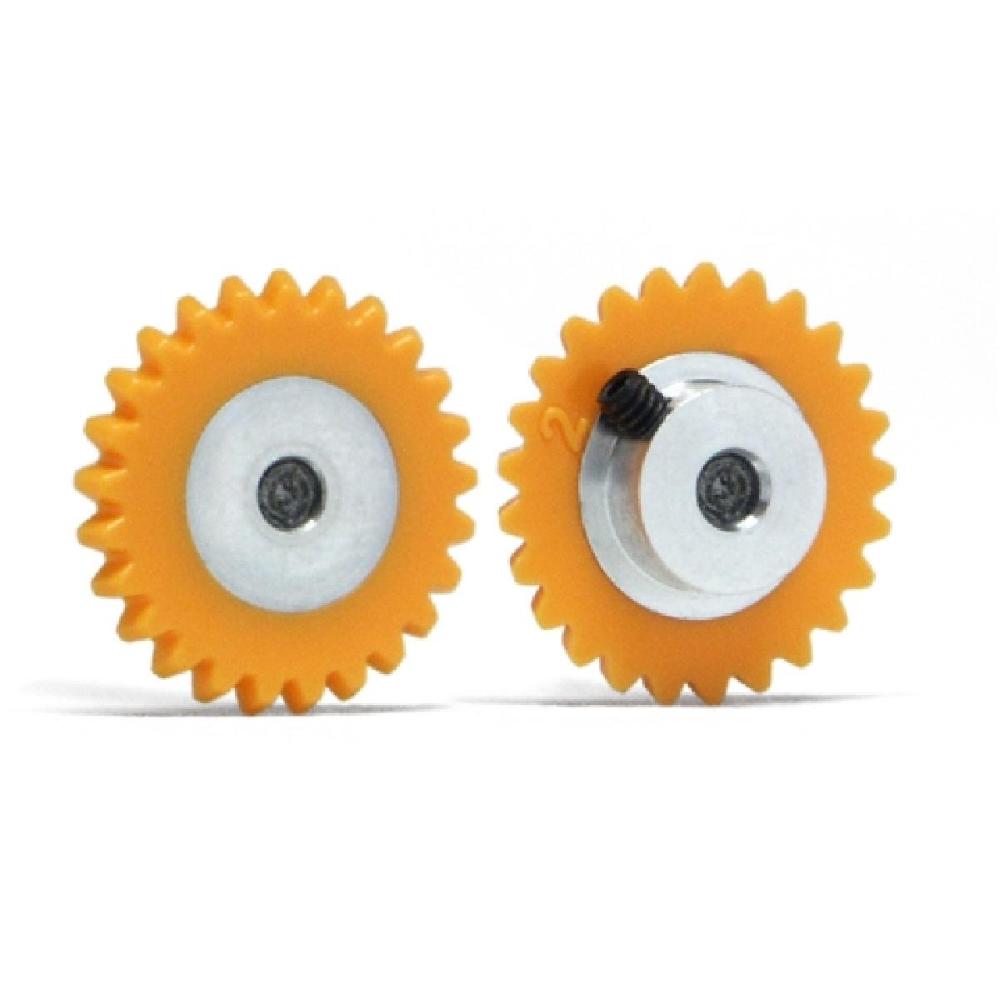 Slot.it, Corona in Nylon Orange Anglewinder 25 denti Flat -GA1525PL-