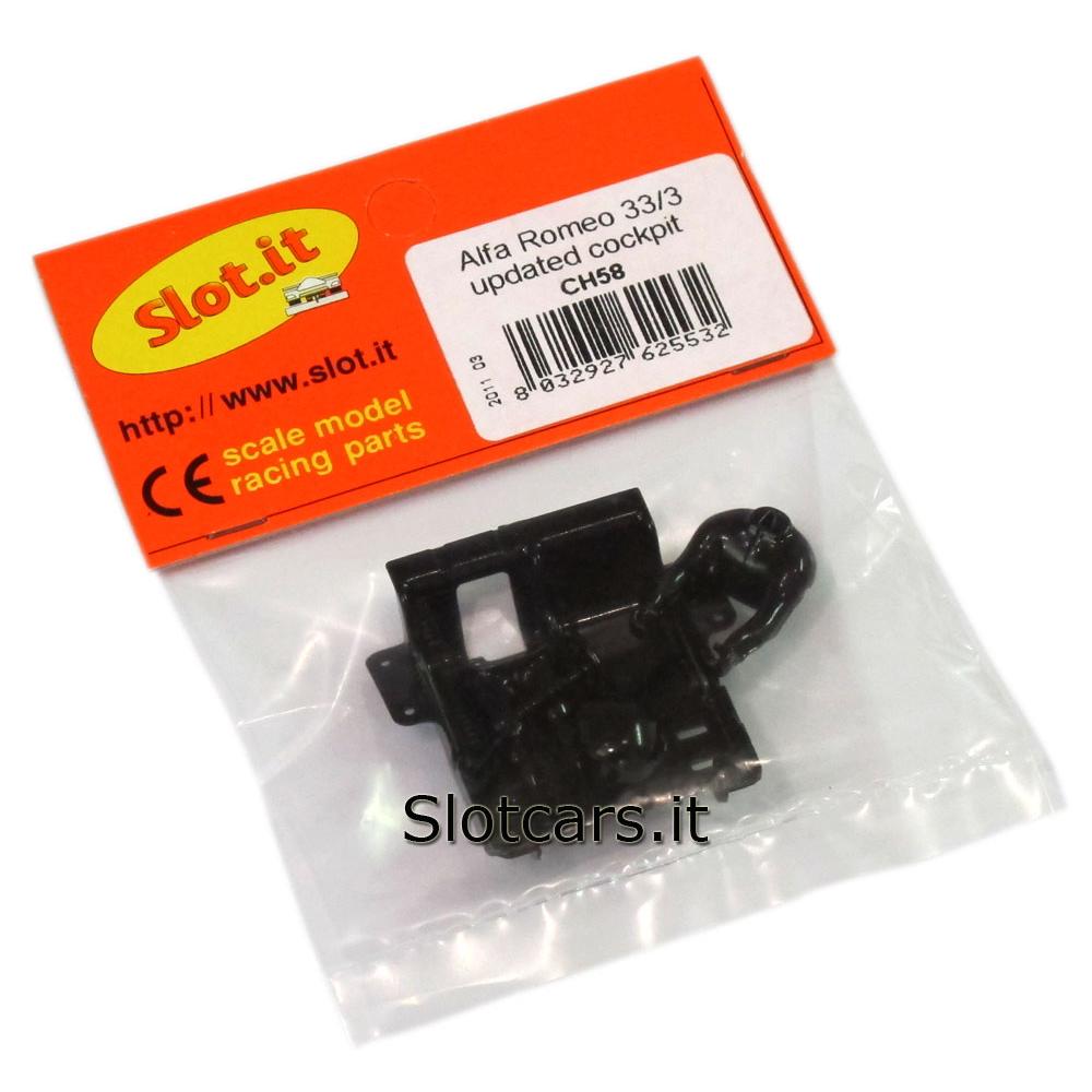 Slot.it, Abitacolo completo in Lexan e Plastica Alfa 33/3 -CH58-