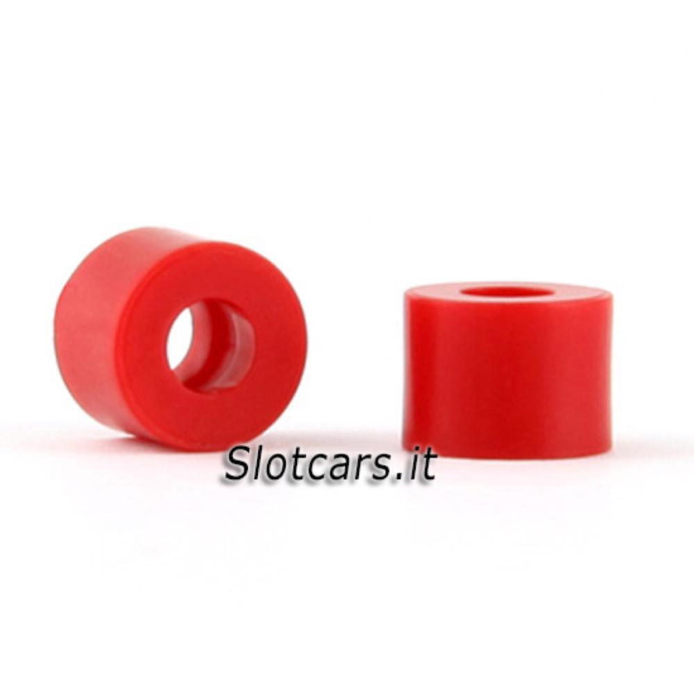 NSR Racing, Rasamenti in Nylon rosso per Asse da 3/32 4.0mm -NSR4854-