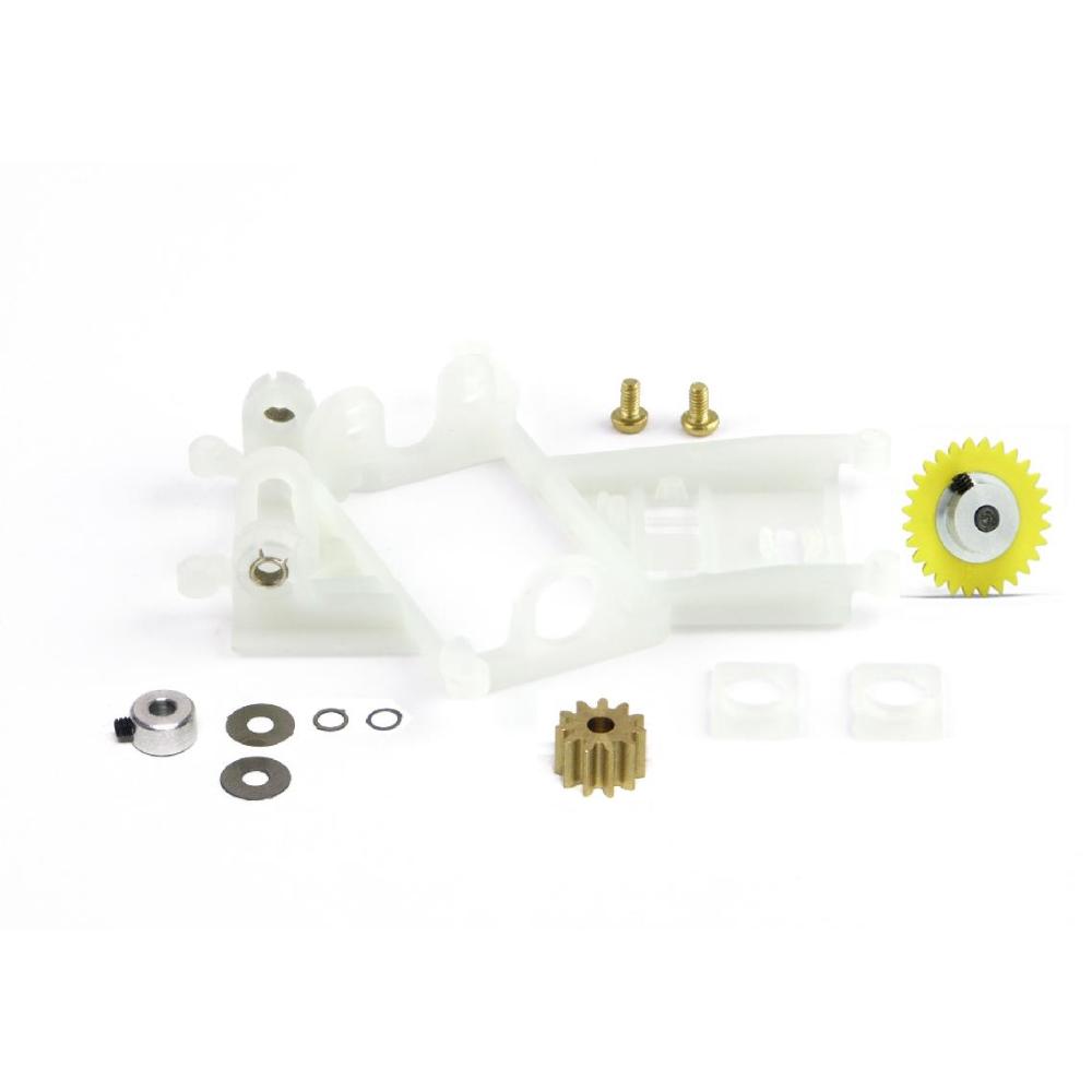 Slot.it, Kit supporto motore Anglewinder Flat/Offset + corona GA28 -SIKK16-