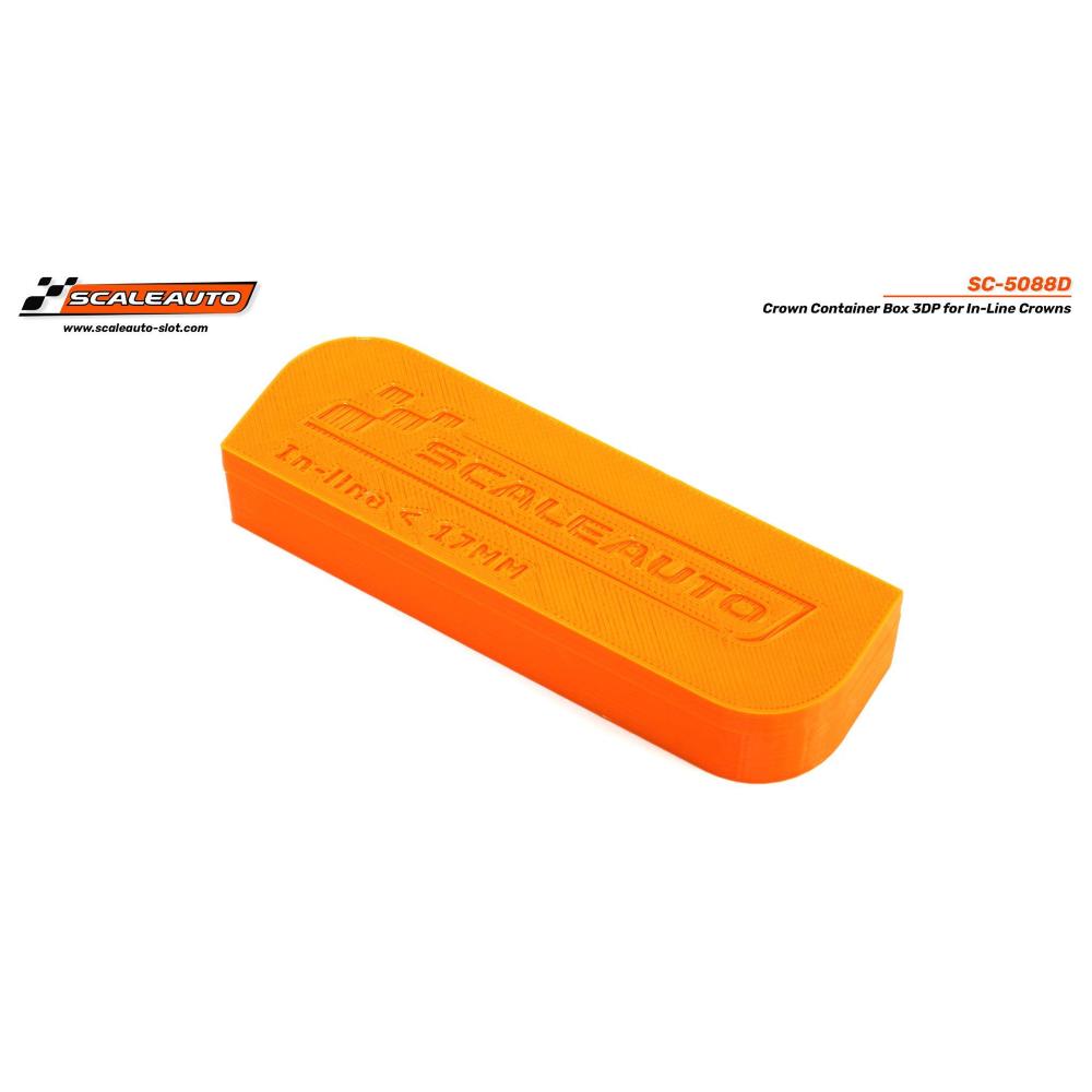 Scaleauto, Contenitore Con Divisore e Tappo Magnetico Per Corone In Line Scaleauto, 10+5 Unità -SC5088D-