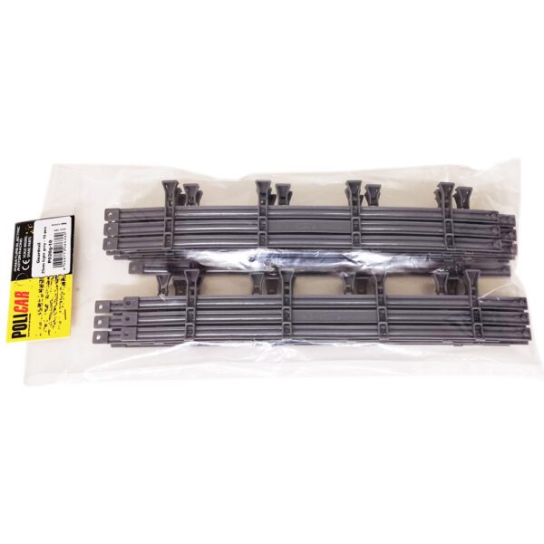 Policar, Set Barriere di protezione Guardrail 10pcs Grey -P020G-10-