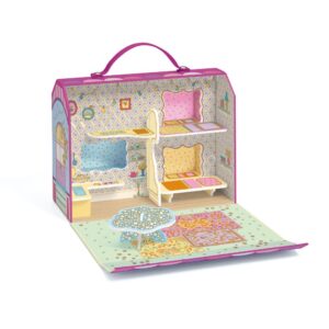 Djeco Bluchka & Indie House, Casa Delle Bambole Portatile 2 Personaggi