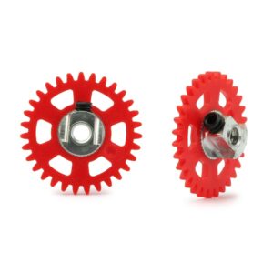 NSR Racing, Corona Sidewinder in Nylon 31 Denti Red 17,5mm -NSR6431EVO-