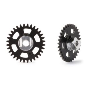 NSR Racing, Corona Sidewinder in Nylon 32 Denti Black 17,5mm -NSR6432EVO-