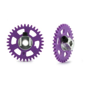 NSR Racing, Corona Sidewinder in Nylon 33 Denti Purple 17,5mm -NSR6433EVO-