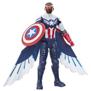 Hasbro Marvel Avengers Titan Hero, Personaggio 30 Cm, The Falcon Capitan America