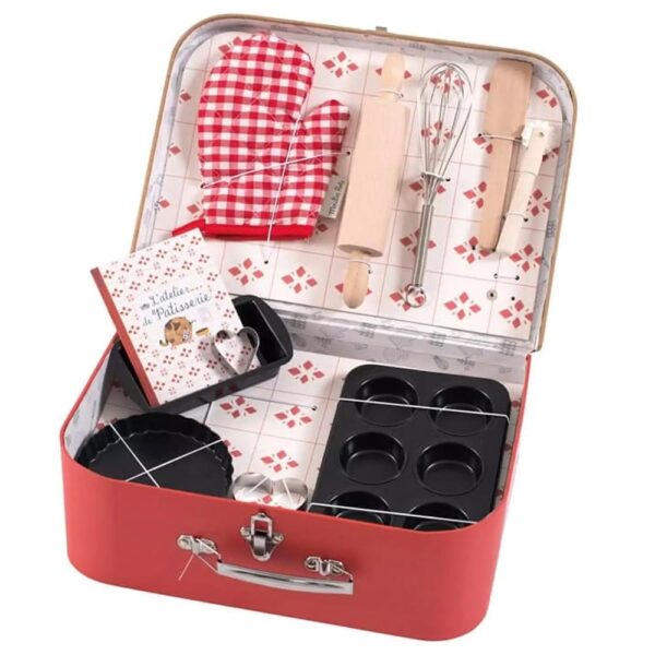 Moulin Roty Valigia Del Pasticcere Con Tanti Accessori