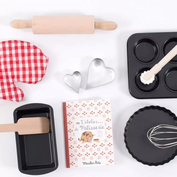 Moulin Roty Valigia Del Pasticcere Con Tanti Accessori
