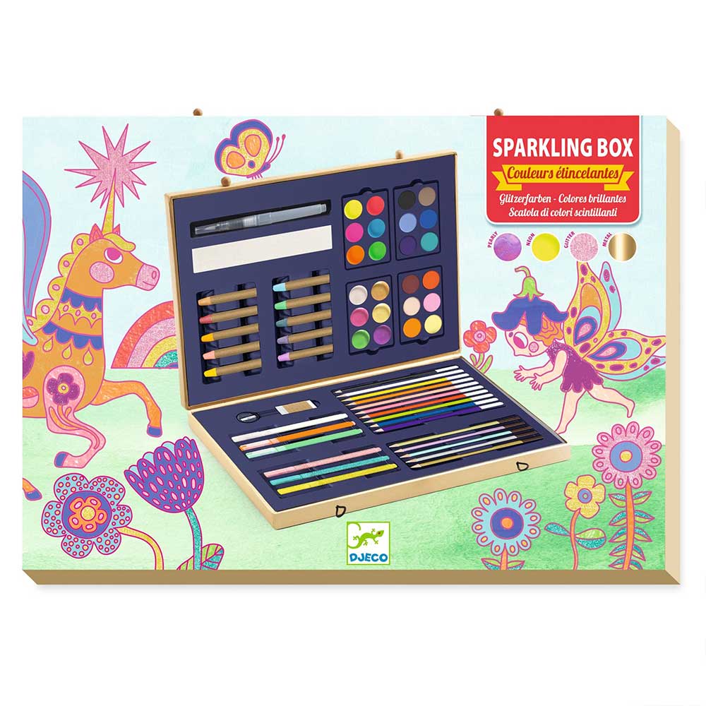 Djeco Valigetta personalizzabile, Sparkling Box Of Colours - Giocattoli  online, Giochi online