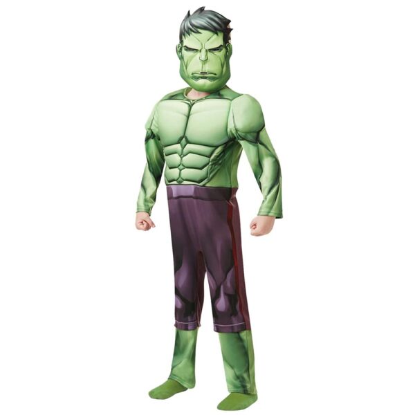 Rubies Costume Hulk Muscoloso, Taglia 5-6 Anni 110-116 cm