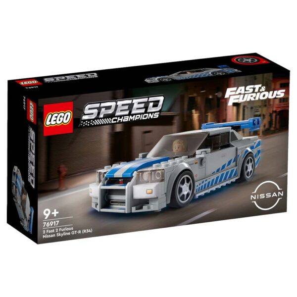 Lego 2 Fast 2 Furious Nissan Skyline GT-R (R34) Speed Champions