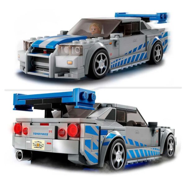 Lego 2 Fast 2 Furious Nissan Skyline GT-R (R34) Speed Champions