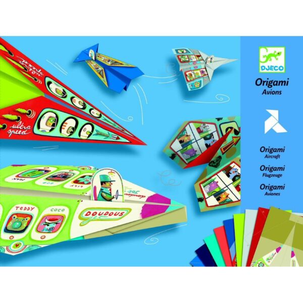 Djeco Crea Aerei di Carta Origami Planes