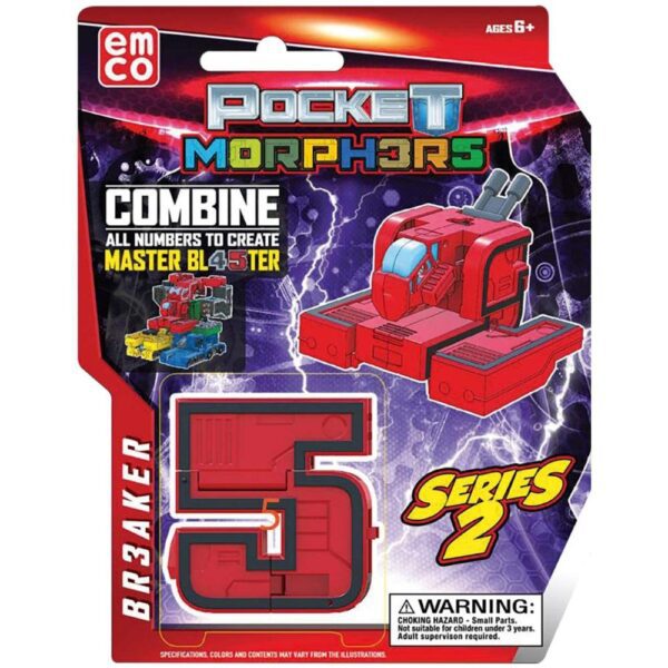 Grandi Giochi Megabot Serie 2, Numeri Robot Transformer Da 0 a 9, Storm N.5