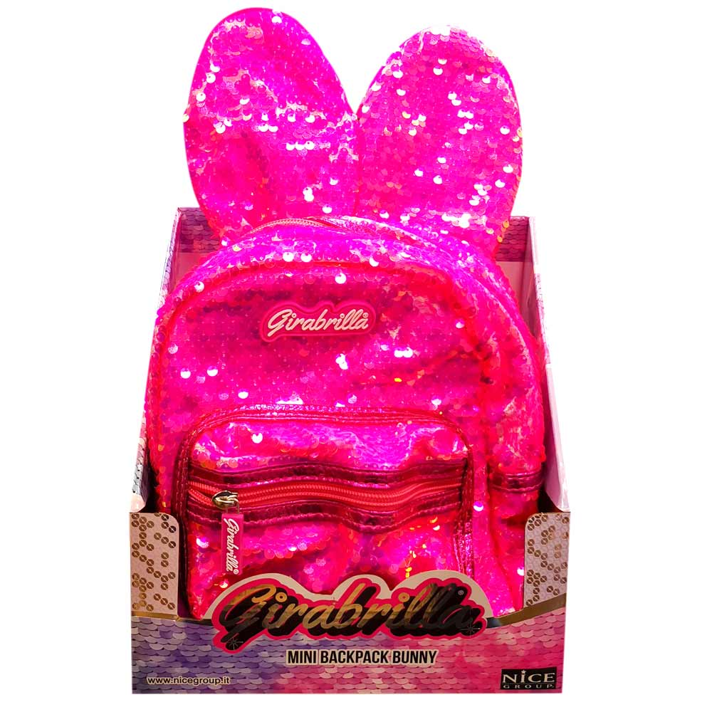 Nice Girabrilla Zainetto Bunny, Pink Fluo - Giocattoli online