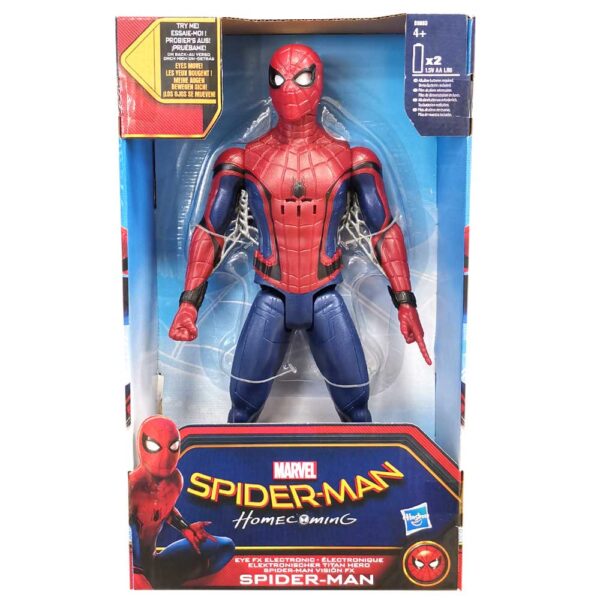 Hasbro Personaggio Spider-Man Homecoming Eye FX, Elettronico, Lingua Inglese