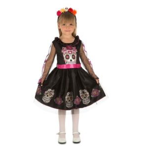 Mom Costume Da Scheletrina Santa Muerte, 5 Anni