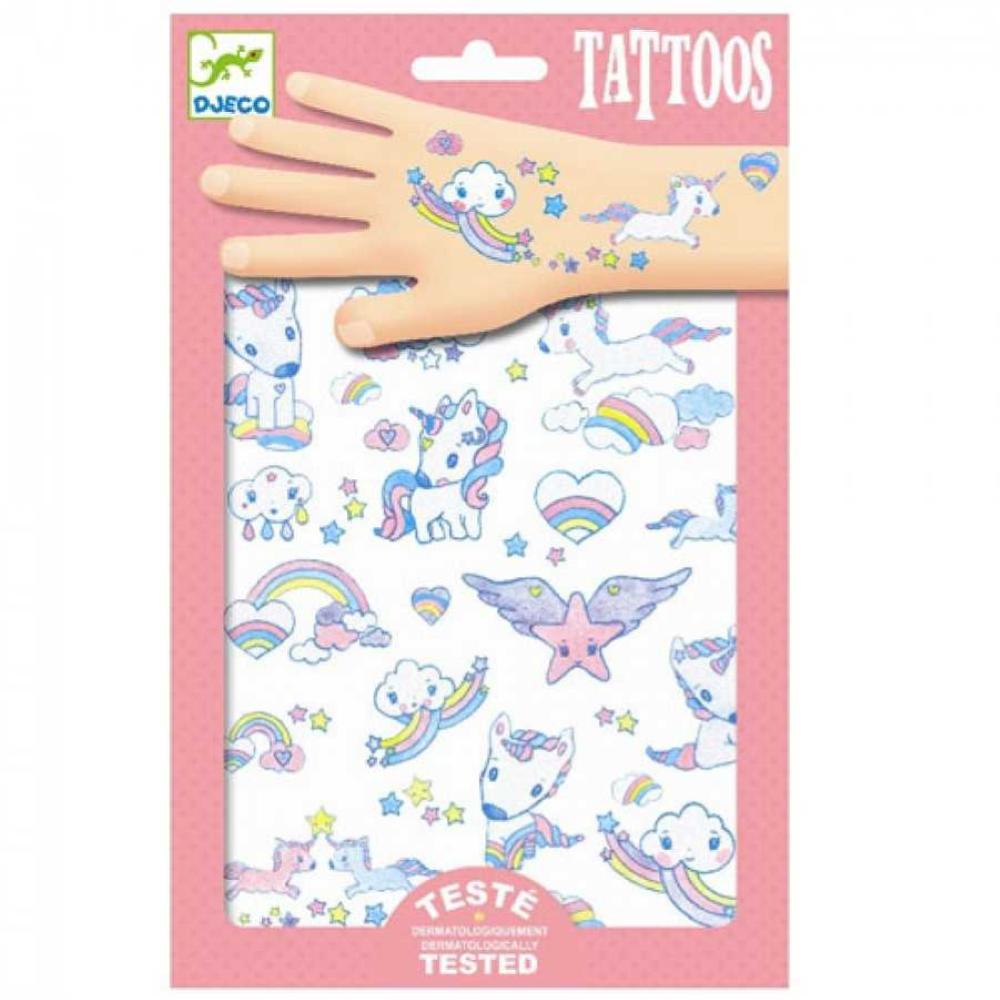 Djeco Tatuaggi per bambini Tattoos Unicorni - Giocattoli online