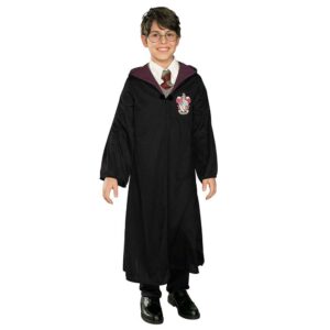 Rubies Costume Tunica Nera Harry Potter, Taglia Medium 5-7 Anni