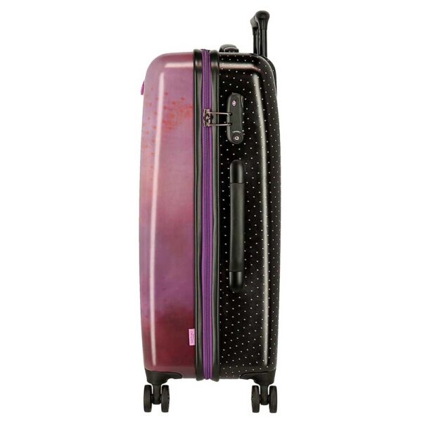 Santoro London, Trolley ABS Grande Rosa 67 Cm 4 Ruote Piroettanti, Gorjuss Frida