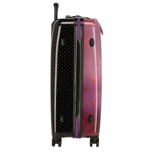 Santoro London, Trolley ABS Grande Rosa 67 Cm 4 Ruote Piroettanti, Gorjuss Frida