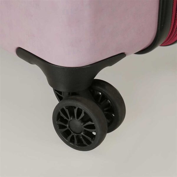 Santoro London, Trolley ABS Grande Rosa 67 Cm 4 Ruote Piroettanti, Gorjuss For My Love
