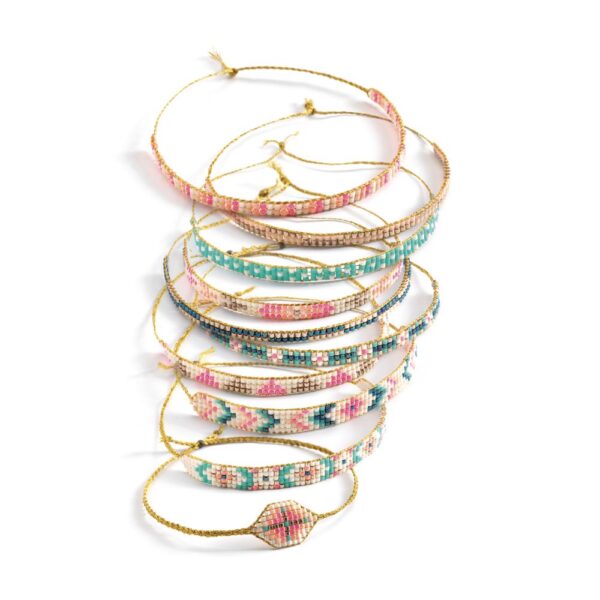 Djeco Telaio Per Creare Fantastici Braccialetti Con Le Perline, Tiny Beads