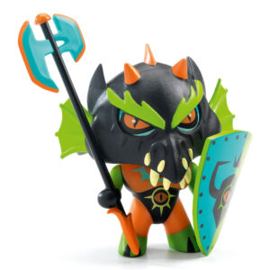 Djeco Personaggio 7,5 Cm Con Accessorio, Arty Toys Knight, Drack knight