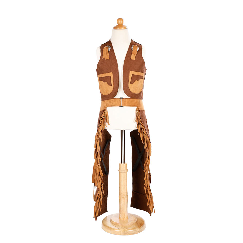 Great Pretenders Gilet e Gambali Da Cowboy 7-8 Anni