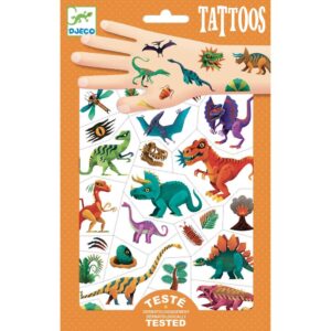 Djeco Tatuaggi Per Bambini, Tattoos Dino Club