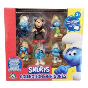 Giochi Preziosi Puffi Set 6 Personaggi 5,5 cm Gargamella, Ass. PUF14200