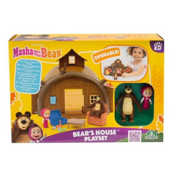 Giochi Preziosi Playset La Casa di Orso Con Personaggi Masha e Orso