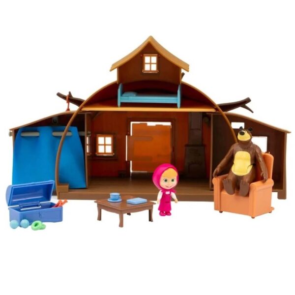 Giochi Preziosi Playset La Casa di Orso Con Personaggi Masha e Orso
