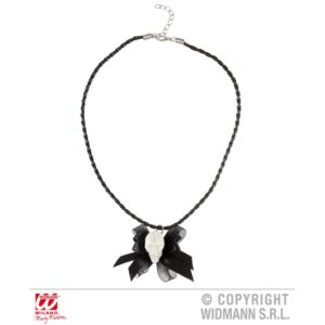 Widmann Collana Teschio Glitter E Fiocco