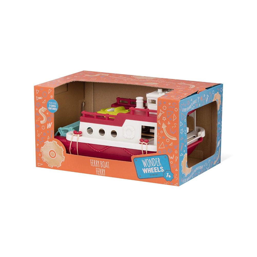 B Toys Traghetto Ferry Boat Super Resistant Per Bambini Dai 12 Mesi