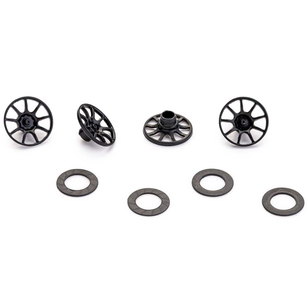 Slot.it, Inserti In Plastica Bianca 9 Raggi Per Cerchio 17,3mm