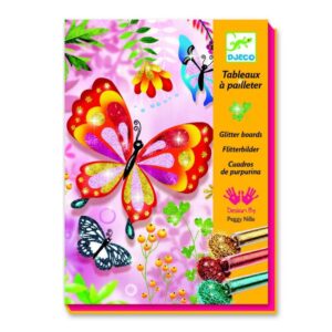 Djeco Quadri con Lustrini Glitter butterflies