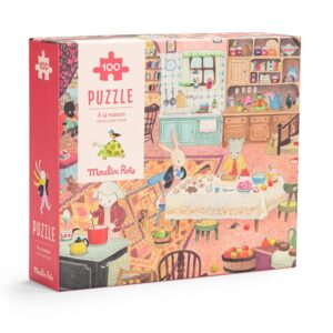 Moulin Roty Puzzle Di Osservazione A casa, 100pz