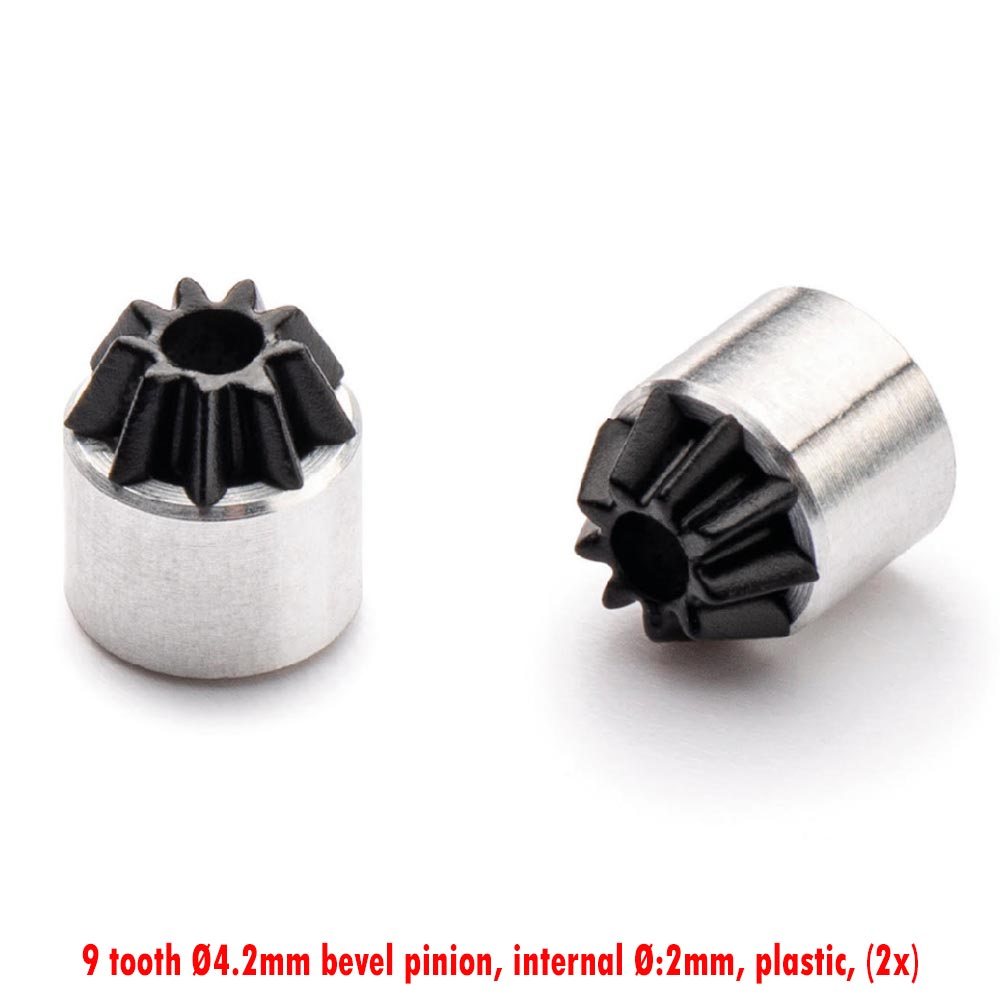 Policar, Pignone Conico in plastica Z9 4.2mm Foro 2mm (2x)