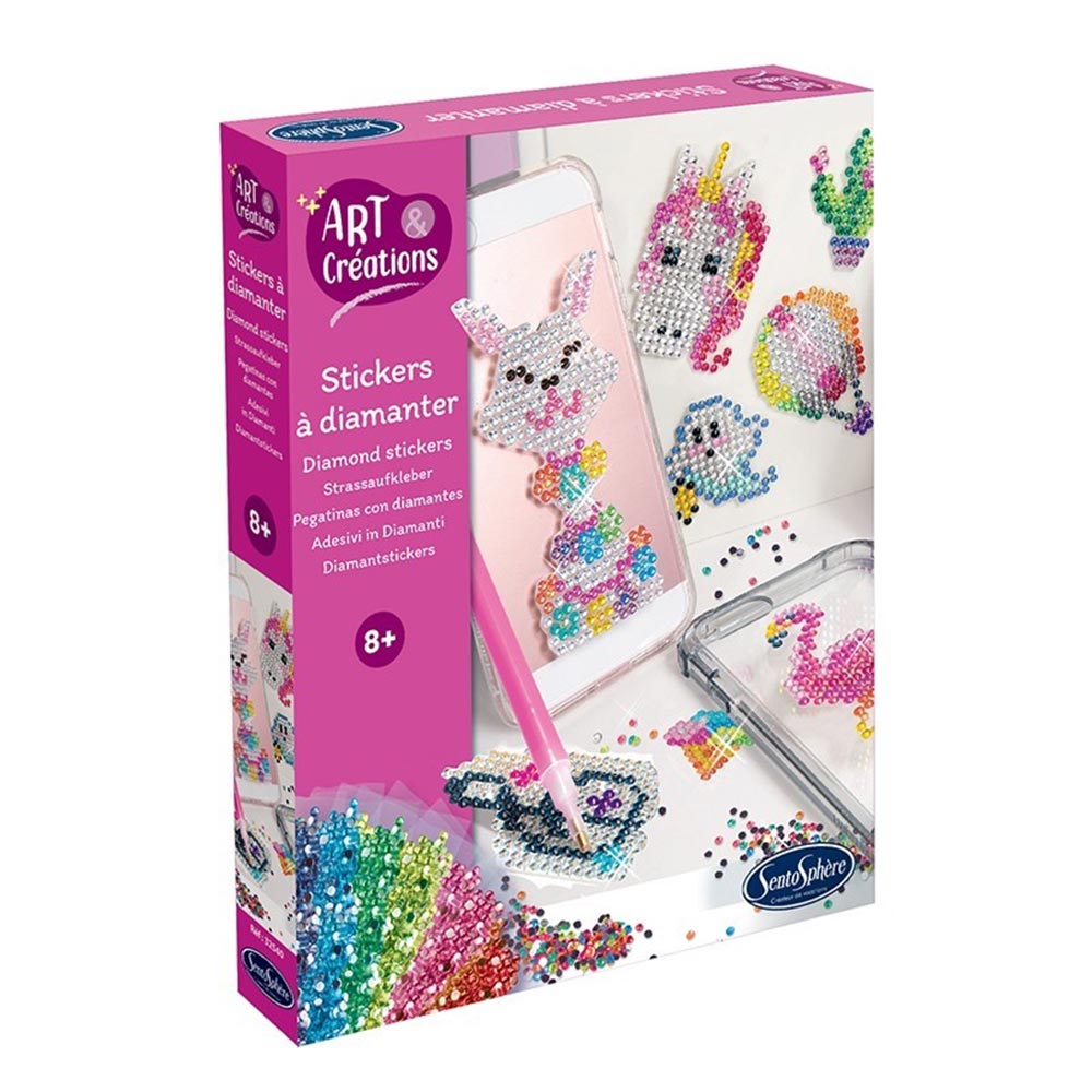 Sentosphère Kit Creativo Shamballa Da Star – Crea 6 Bracciali Shamballa Con Perle Luccicanti, Fai Da Te Gioielli